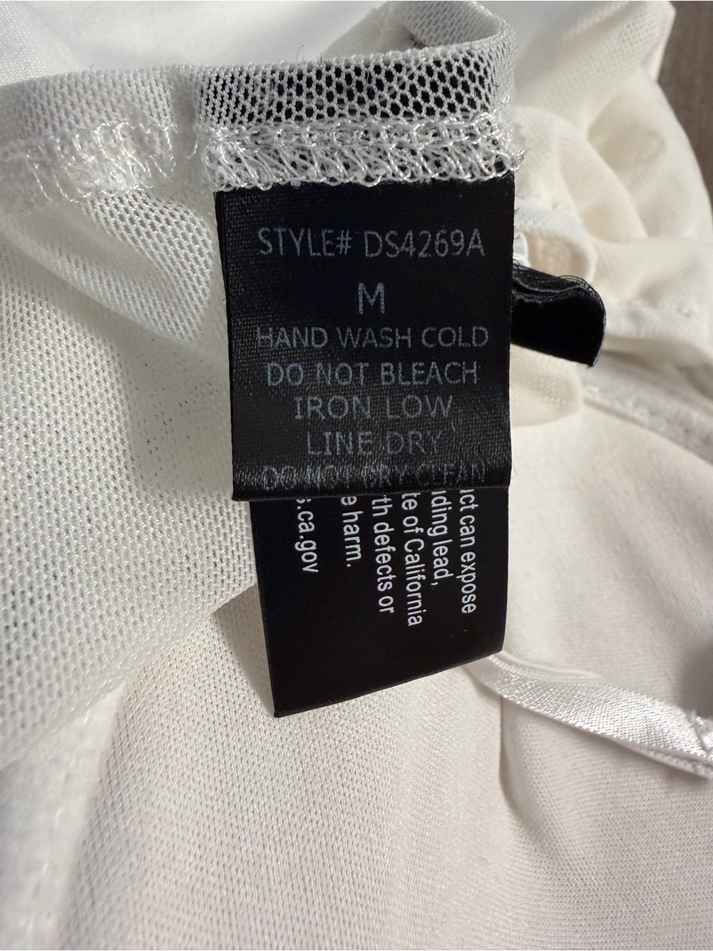 Windsor White Bedazzled Bodysuit - Picture 2 of 2